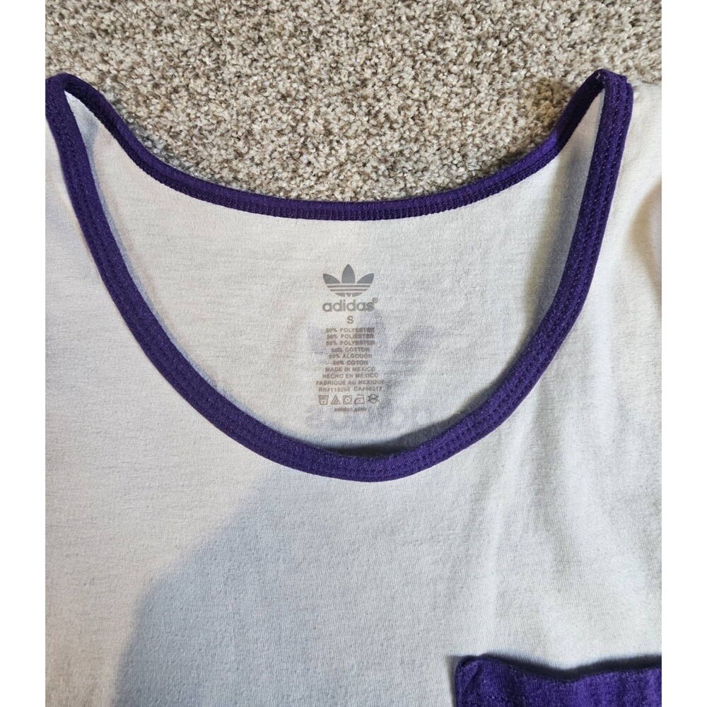Charlotte Hornets adidas Originals Men’s Tank Size S - Picture 7 of 8